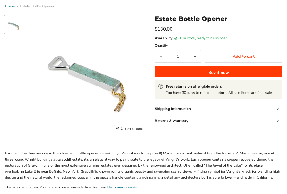 Bottom product description