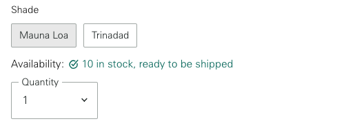 Selectable boxes option style
