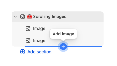 Scrolling images add block.png