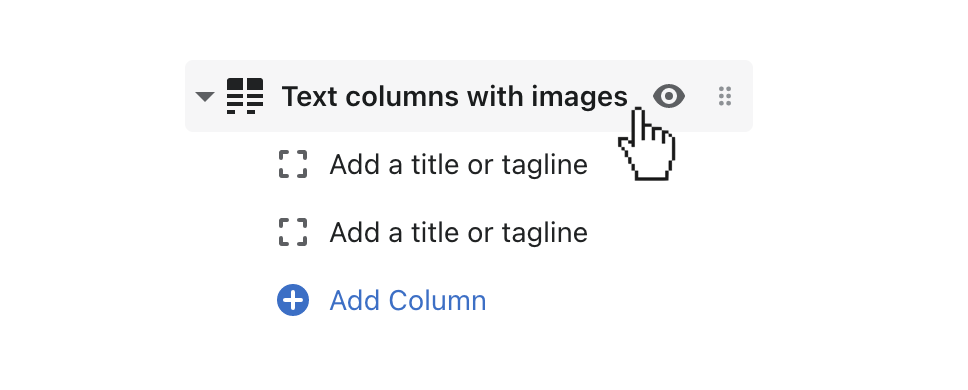 click_text_column_with_images_section_to_open_section_settings.png
