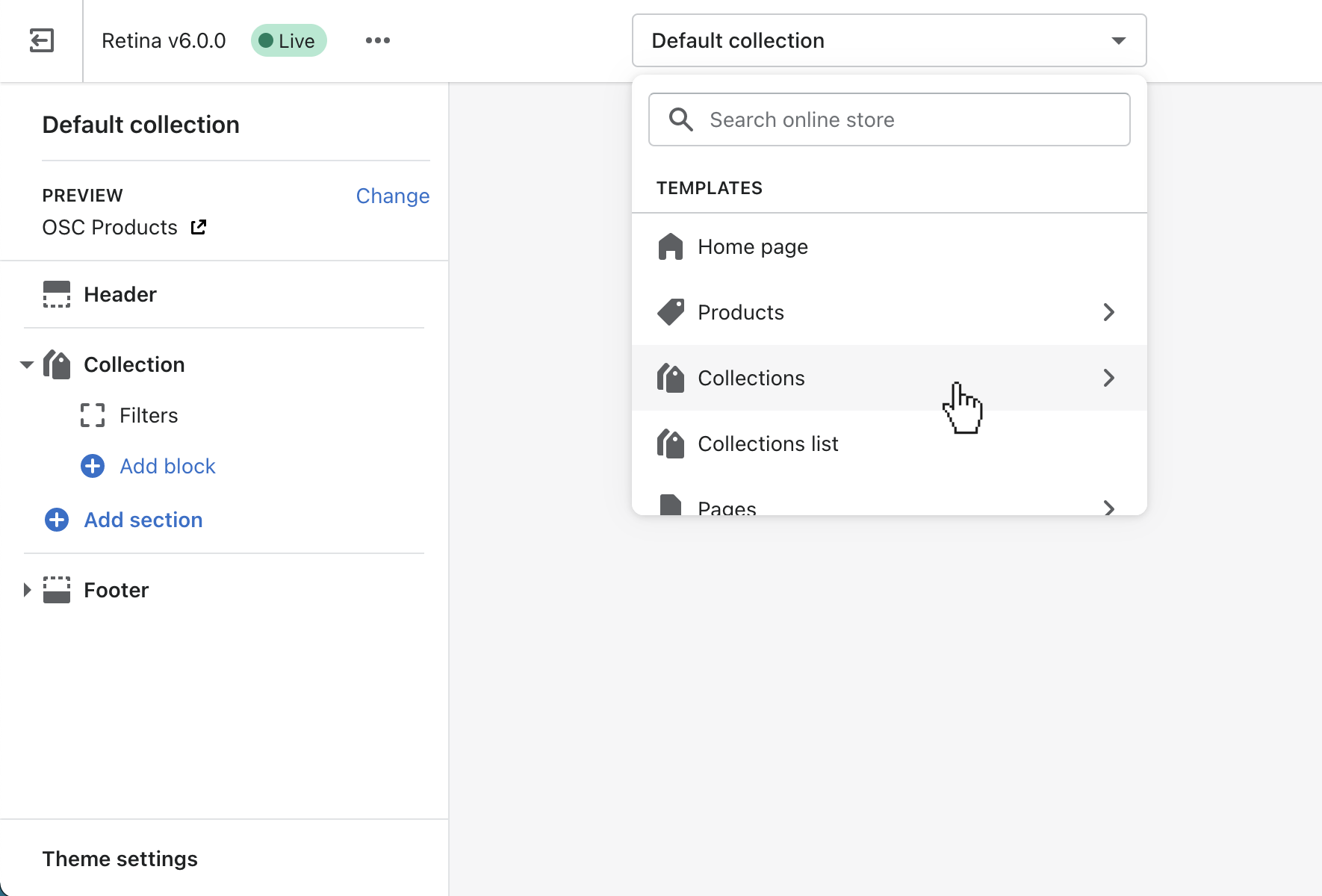 retina_theme_editor_opening_collections_to_locate_default_collection.png