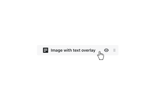 click the image with text overlay section to open its settings.png