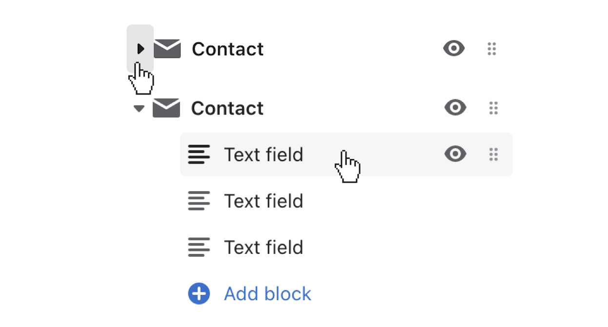 click the toggle beside contact to reveal blocks.png
