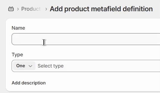 Editing the namespace and key for product spec.gif