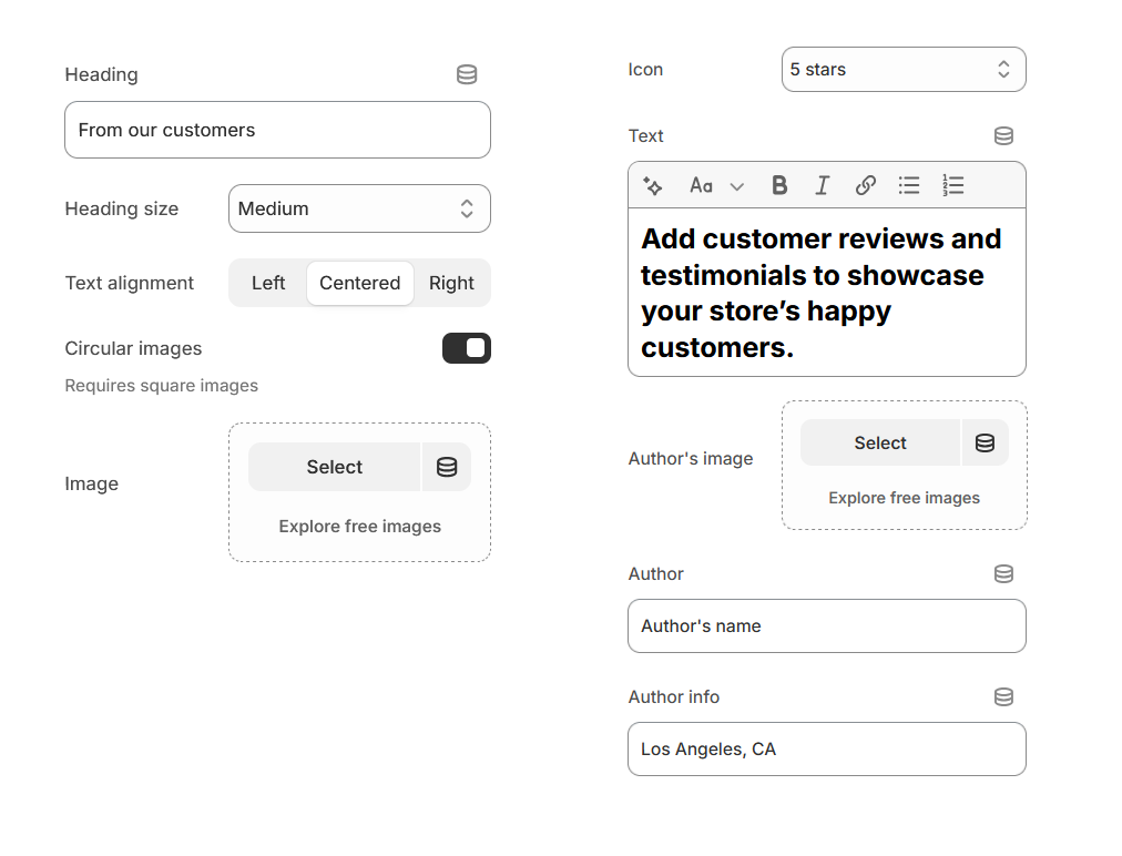 Vino Testimonials section and block settings.PNG