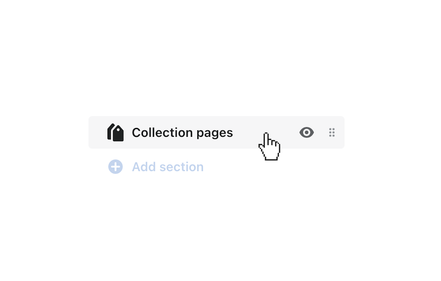 click_collection_pages_section_in_left_sidebar_to_open_settings_with_launch.png
