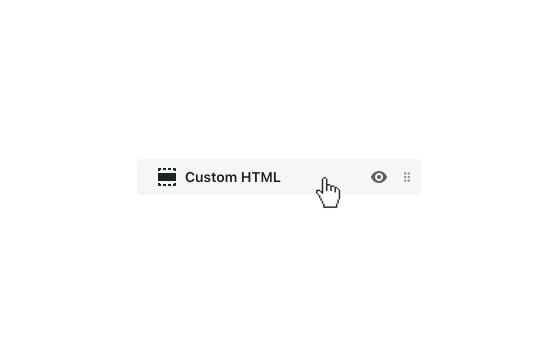 click the custom html section to open its settings.png