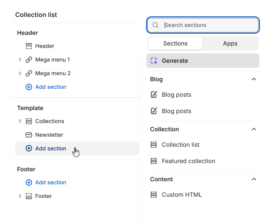Add sections to collection list template.png