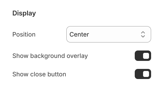 Newsletter popup position setting.png