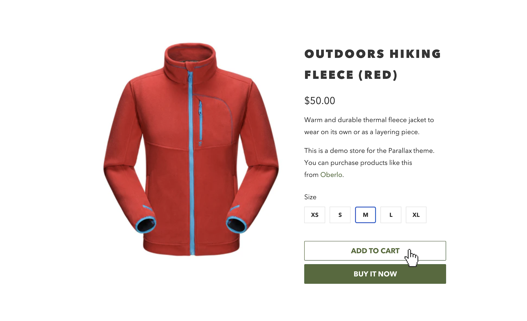 clicking add to cart on parallax product page.png